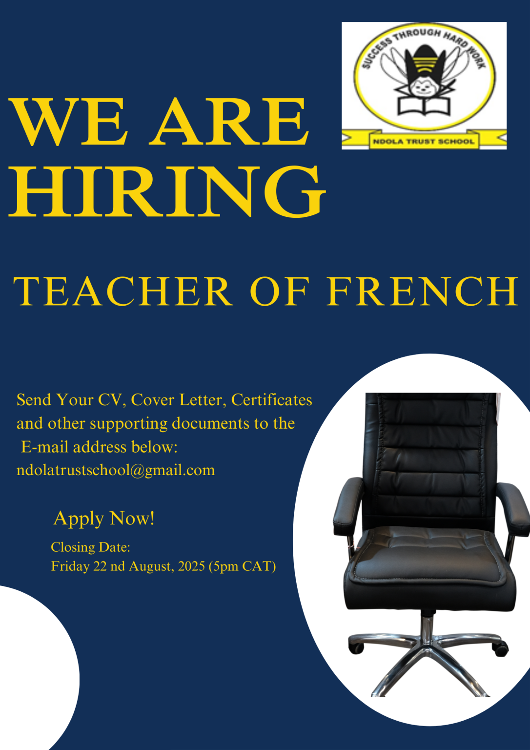 FRENCH TEACHER - Ndola Trust School